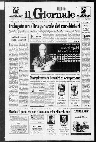 Il giornale : quotidiano del mattino